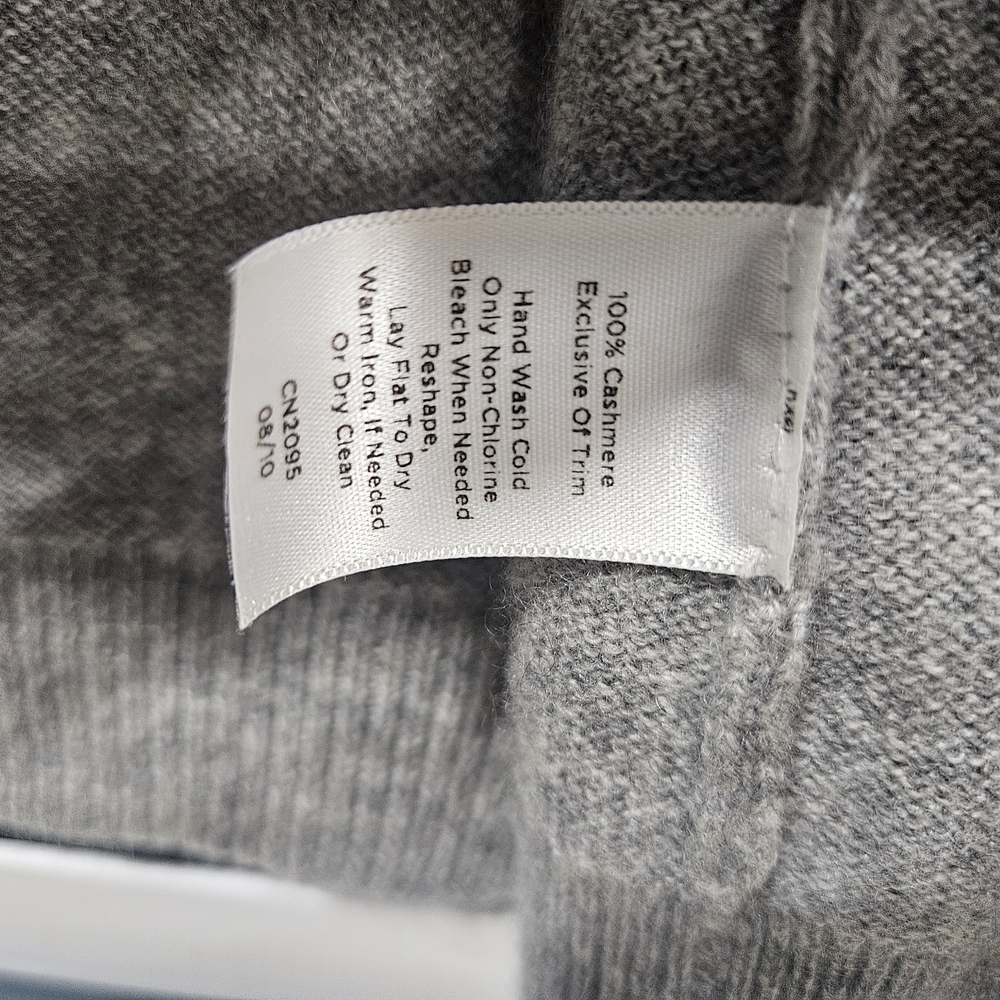 Talbots Light Gray Women's Cardigan - Picture 4 of 5